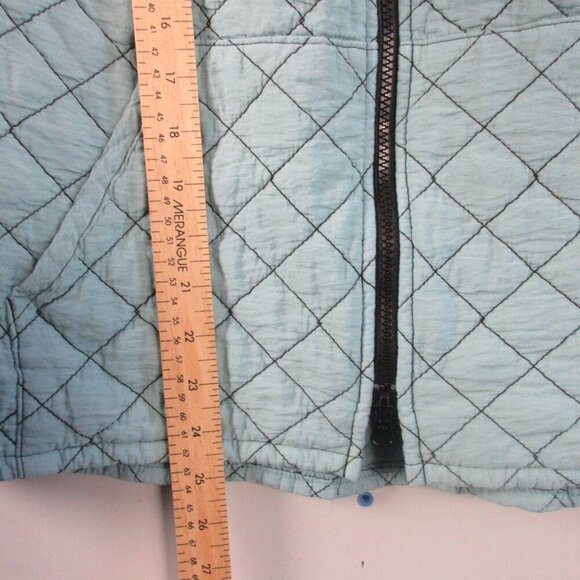 Cut Loose Women Parachute Vest M Green Zip Front Quilted Lightweight Travel 348 - Picture 10 of 11